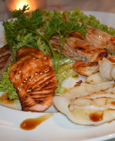 Misto di pesce alla piastra mini   - Hari restaurant - Hari ristorante giapponese con cucina asiatica roma - Consegne a domicili