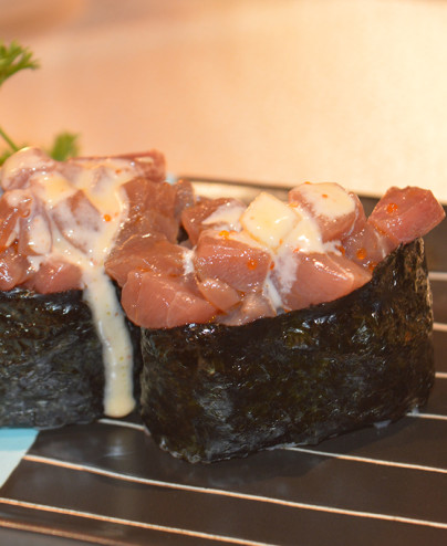 Spicy tuna gunkan mini   - Hari restaurant - Hari ristorante giapponese con cucina asiatica roma - Consegne a domicilio (TakeAwa