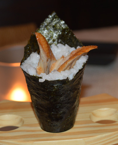 Temaki anguilla mini   - Hari restaurant - Hari ristorante giapponese con cucina asiatica roma - Consegne a domicilio (TakeAway)